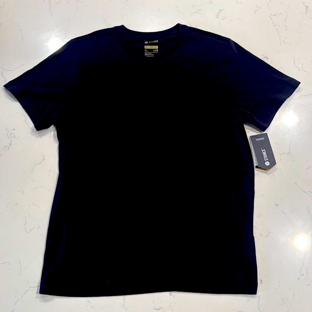 Stance butterblend men’s t shirt. Black. Large.